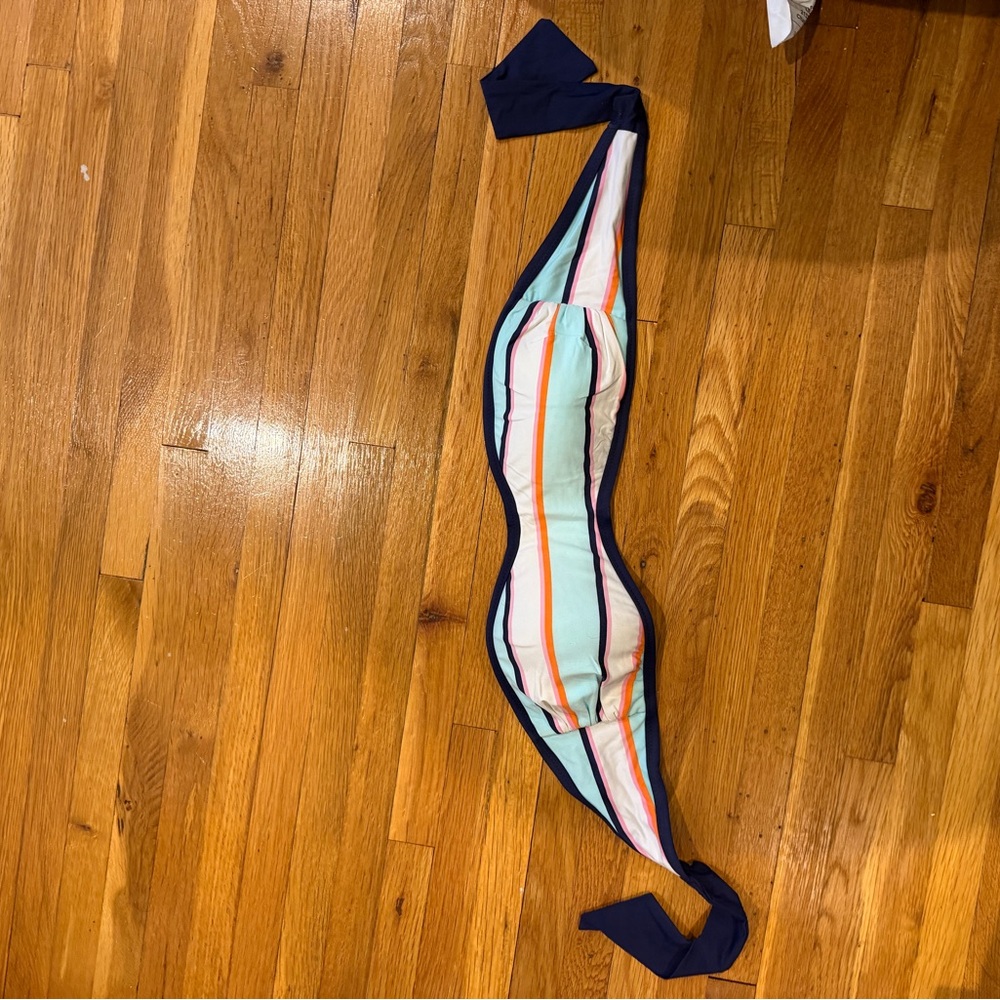 Striped Multicolor Bikini Top